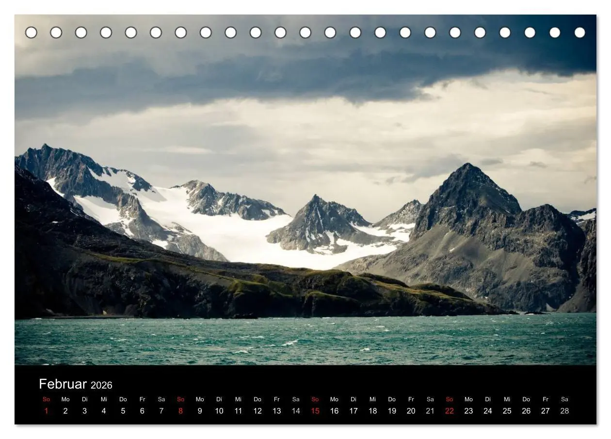 Bild: 9783457947128 | Antarktis 68° Süd (Tischkalender 2026 DIN A5 quer), CALVENDO...
