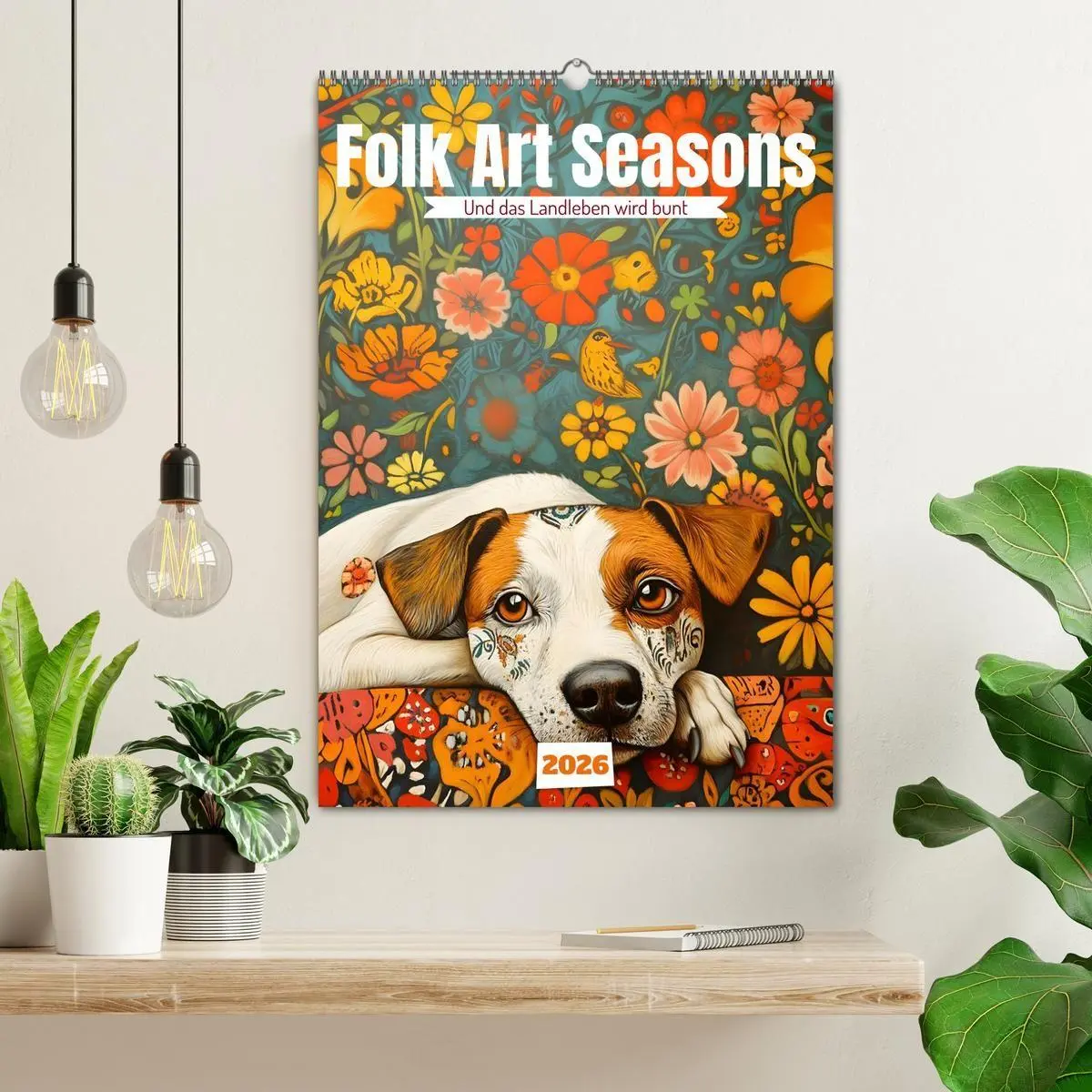 Bild: 9783516727128 | Folk Art Seasons (Wandkalender 2026 DIN A2 hoch), CALVENDO...
