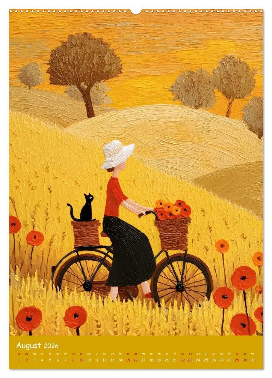 Bild: 9783516727128 | Folk Art Seasons (Wandkalender 2026 DIN A2 hoch), CALVENDO...
