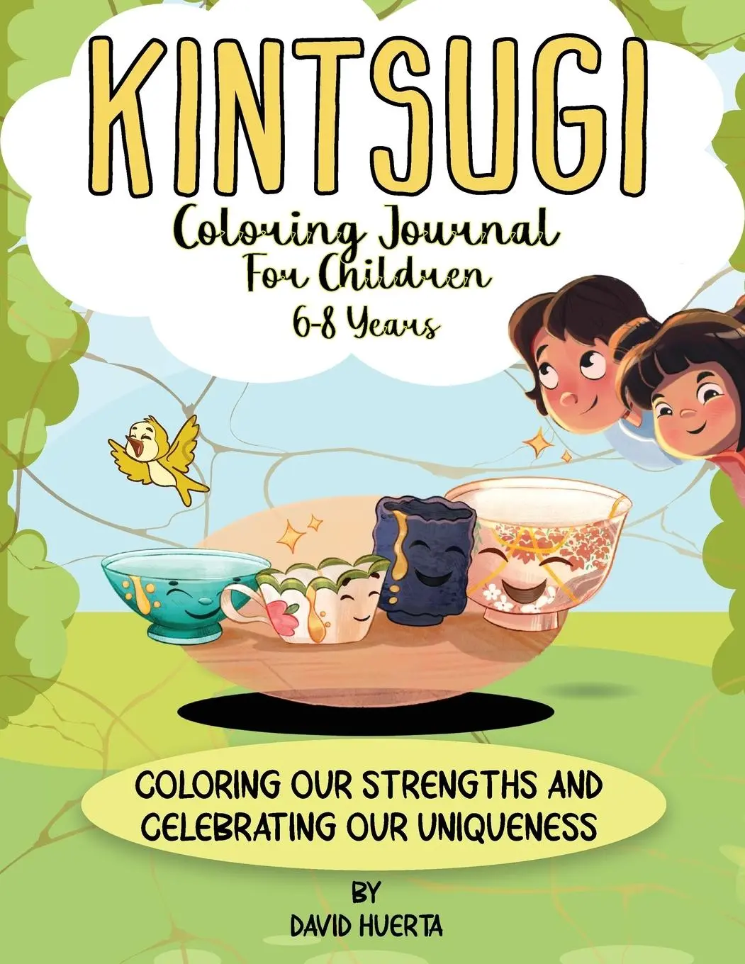 Cover: 9798989547128 | Kintsugi Coloring Journal for Children 6-8 Years | David Huerta | Buch
