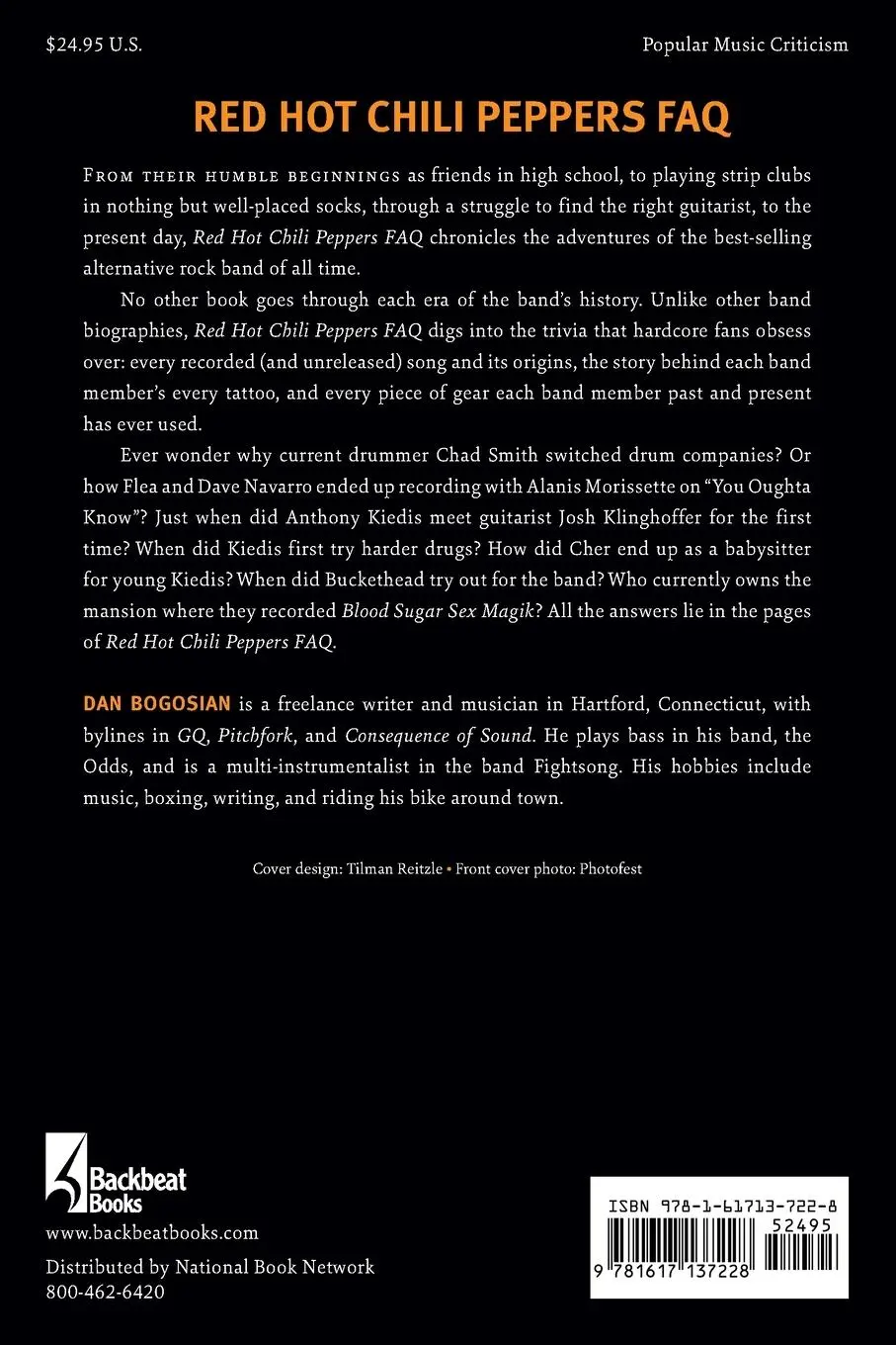 Rückseite: 9781617137228 | Red Hot Chili Peppers FAQ | Dan Bogosian | Taschenbuch | Englisch