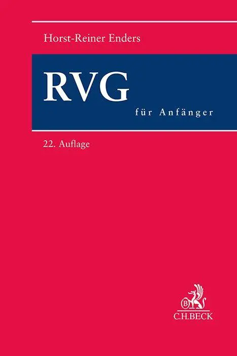 Cover: 9783406827228 | RVG für Anfänger | Horst-Reiner Enders | Taschenbuch | XXVII | Deutsch