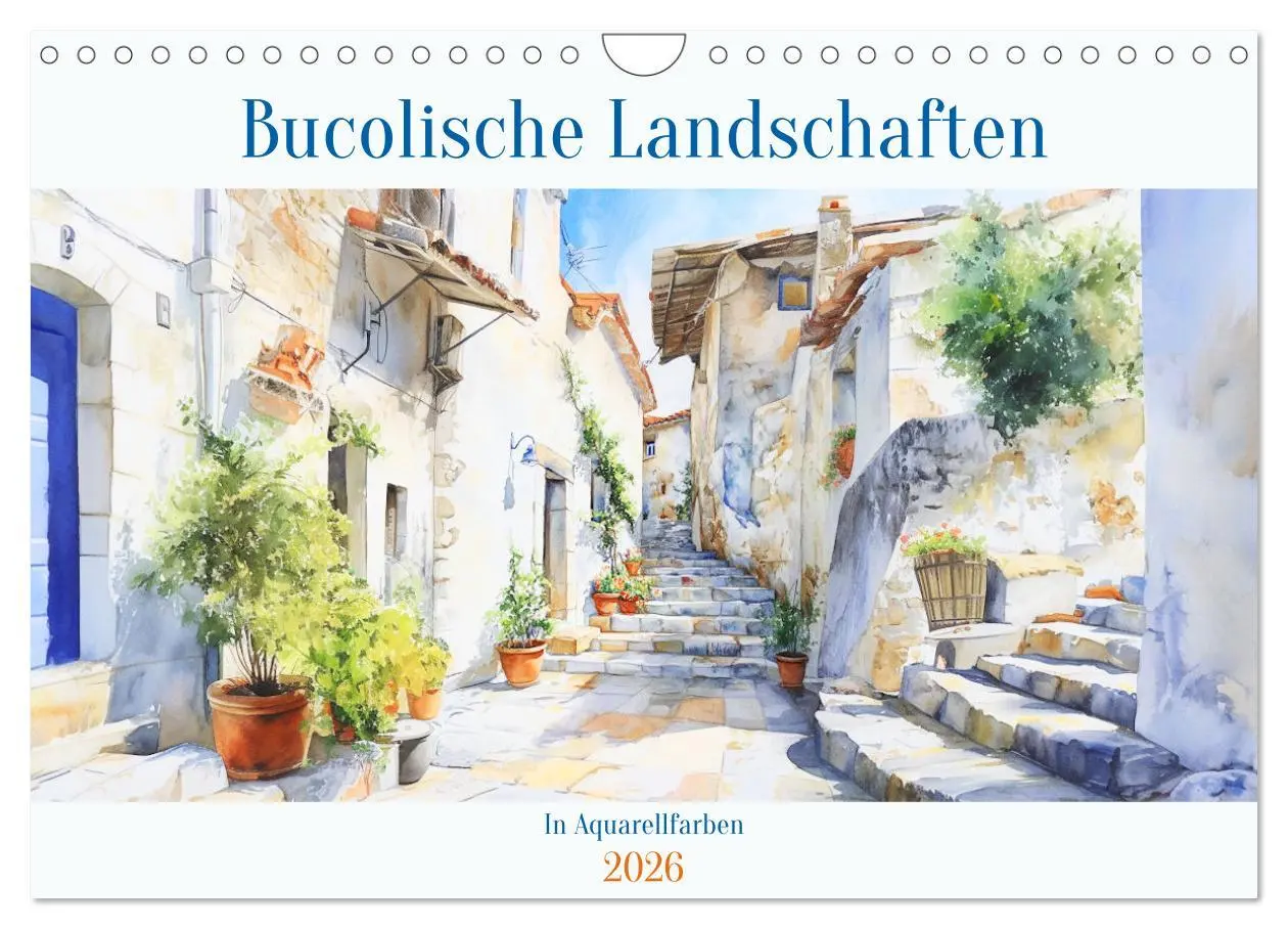 Cover: 9783457317228 | Bucolische Landschaften (Wandkalender 2026 DIN A4 quer), CALVENDO...