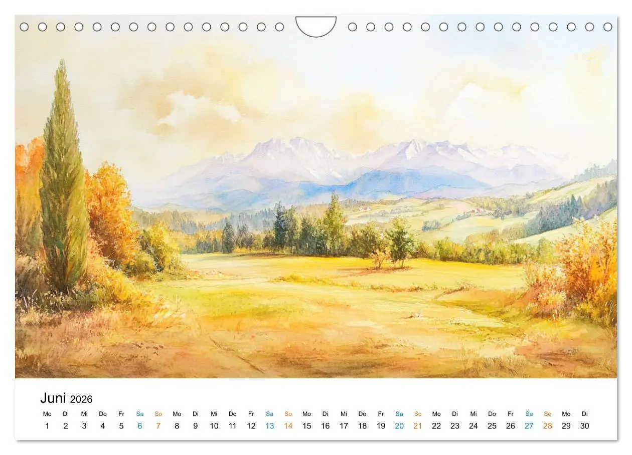 Bild: 9783457317228 | Bucolische Landschaften (Wandkalender 2026 DIN A4 quer), CALVENDO...