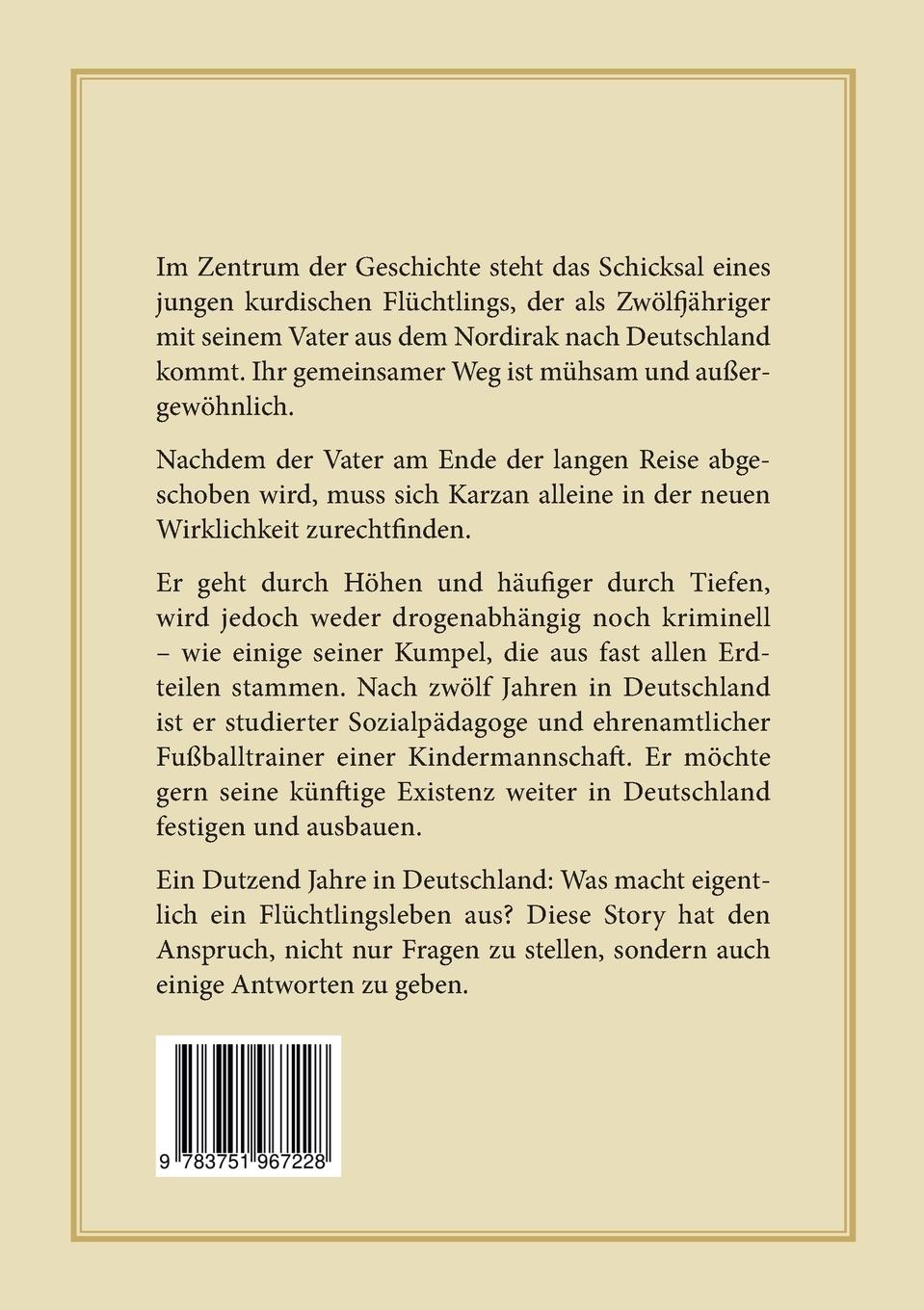 Rückseite: 9783751967228 | Karzan | Ein Junge auf der Flucht | Pavel Fraenkel | Taschenbuch