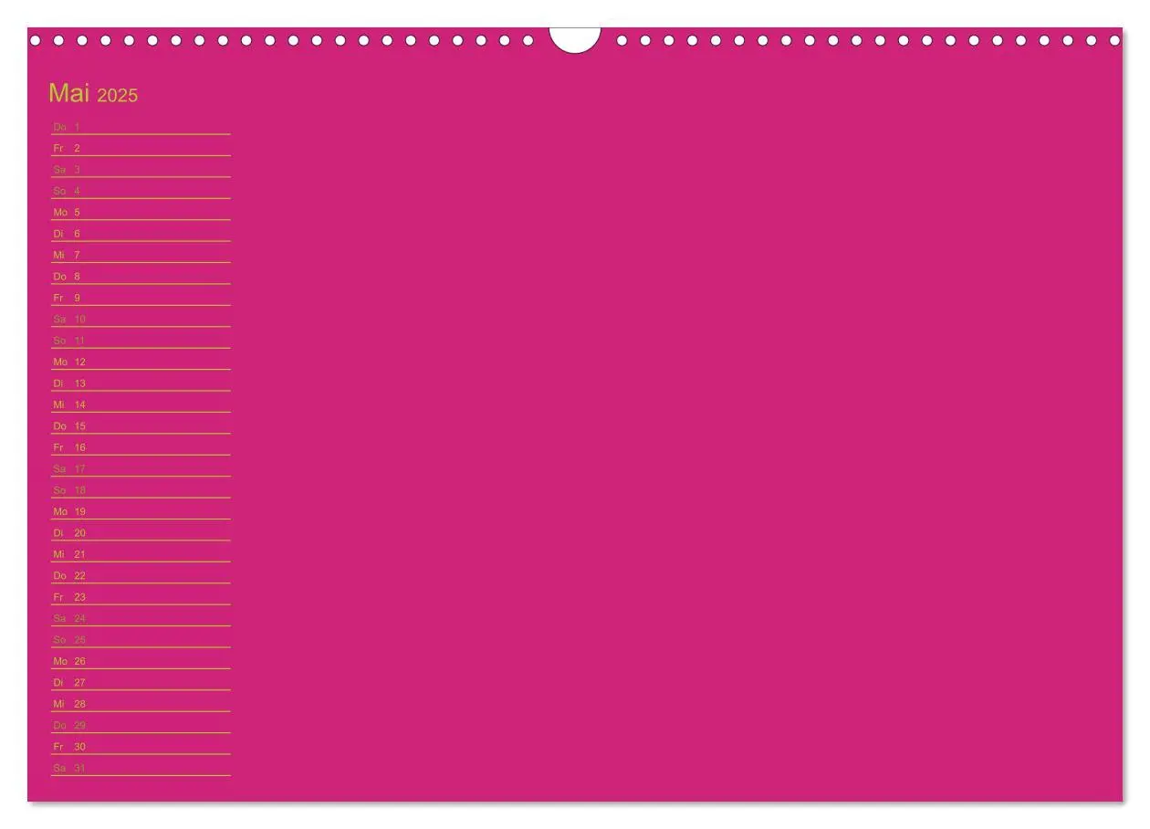Bild: 9783435767328 | Bastel-Geburtstagskalender pink / Geburtstagskalender (Wandkalender...
