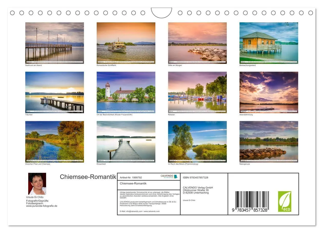 Bild: 9783457857328 | Chiemsee-Romantik (Wandkalender 2026 DIN A4 quer), CALVENDO...