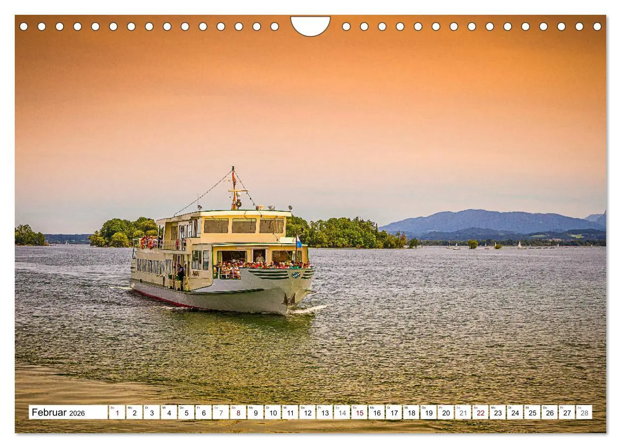 Bild: 9783457857328 | Chiemsee-Romantik (Wandkalender 2026 DIN A4 quer), CALVENDO...