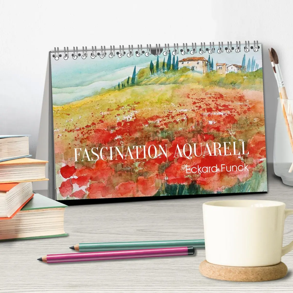 Bild: 9783516017328 | Faszination Aquarell - Eckard Funck (Tischkalender 2026 DIN A5...