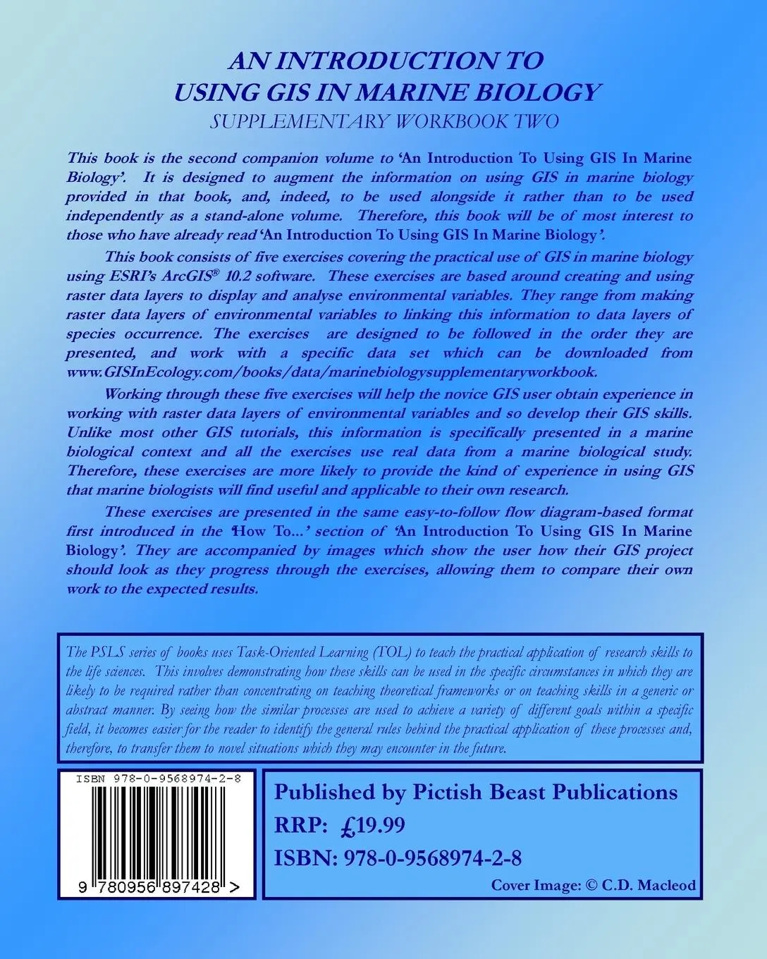 Rückseite: 9780956897428 | An Introduction to Using GIS in Marine Biology | Colin D. Macleod