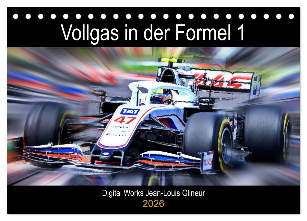 Cover: 9783457607428 | Vollgas in der Formel 1 (Tischkalender 2026 DIN A5 quer), CALVENDO...