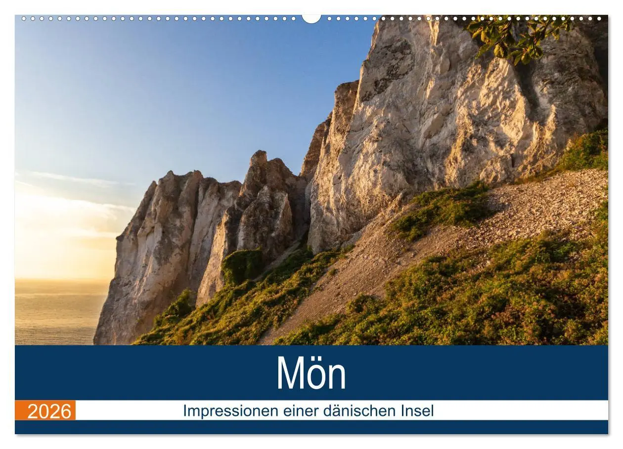Cover: 9783457777428 | Mön, Impressionen einer dänischen Insel (Wandkalender 2026 DIN A2...