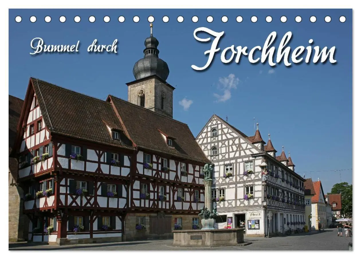 Cover: 9783516177428 | Bummel durch Forchheim (Tischkalender 2026 DIN A5 quer), CALVENDO...