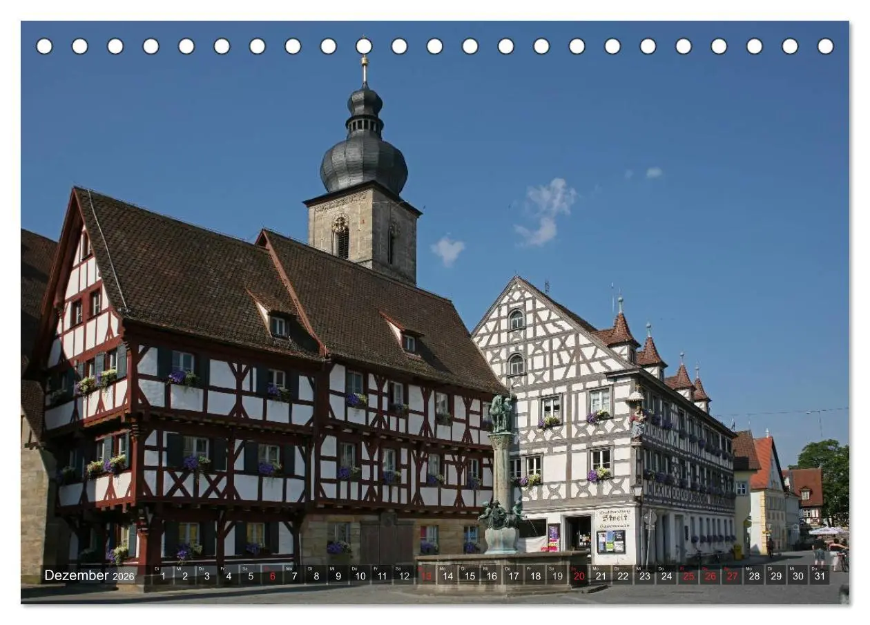 Bild: 9783516177428 | Bummel durch Forchheim (Tischkalender 2026 DIN A5 quer), CALVENDO...