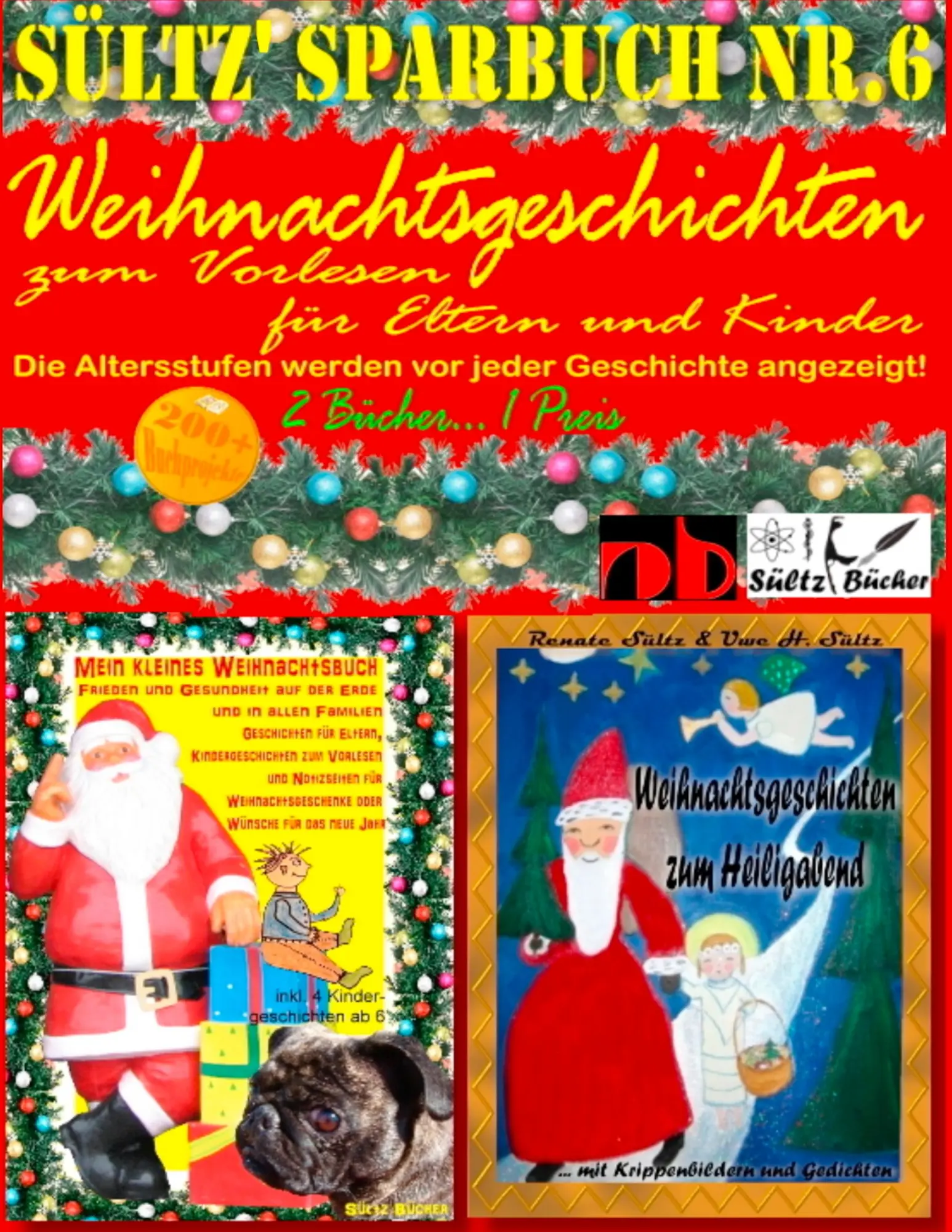 Cover: 9783748147428 | Sültz' Sparbuch Nr.6 - Weihnachten - Weihnachtsgeschichten für...