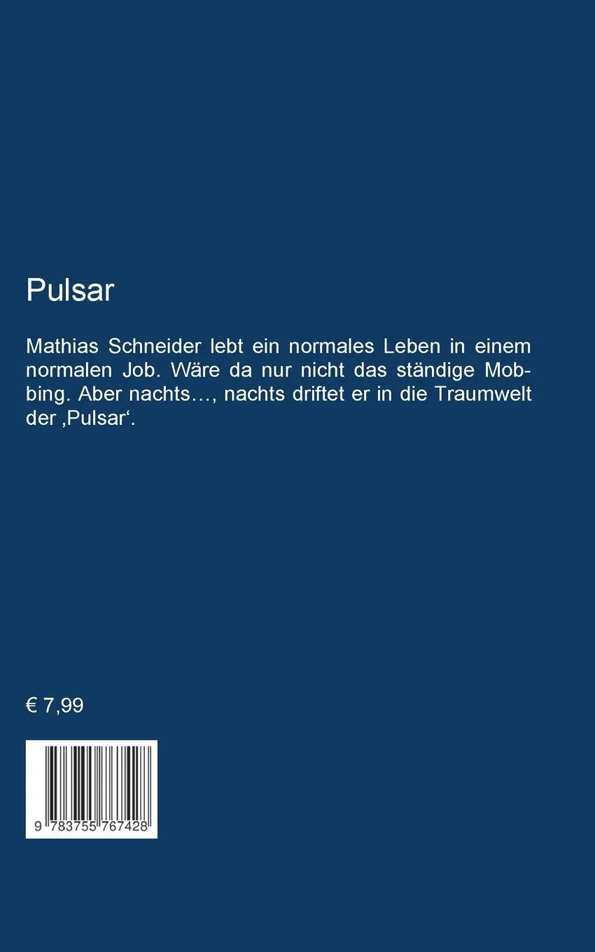 Rückseite: 9783755767428 | Pulsar | Josef Peters | Taschenbuch | Paperback | 116 S. | Deutsch