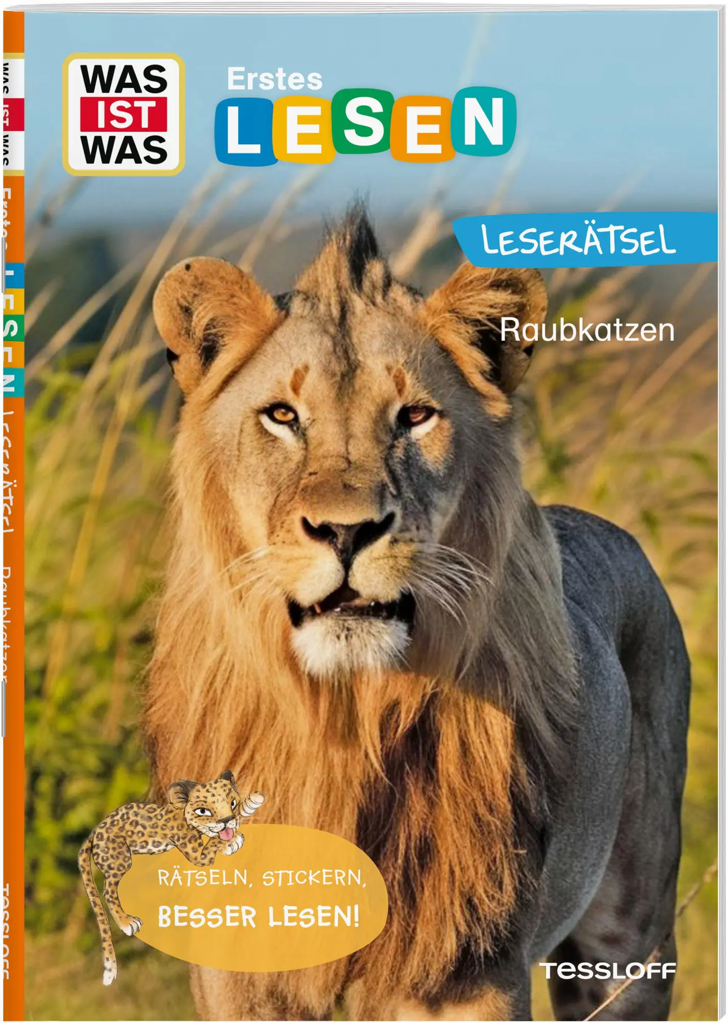 Cover: 9783788677428 | WAS IST WAS Erstes Lesen Leserätsel Heft 10. Raubkatzen | Grill | 2025