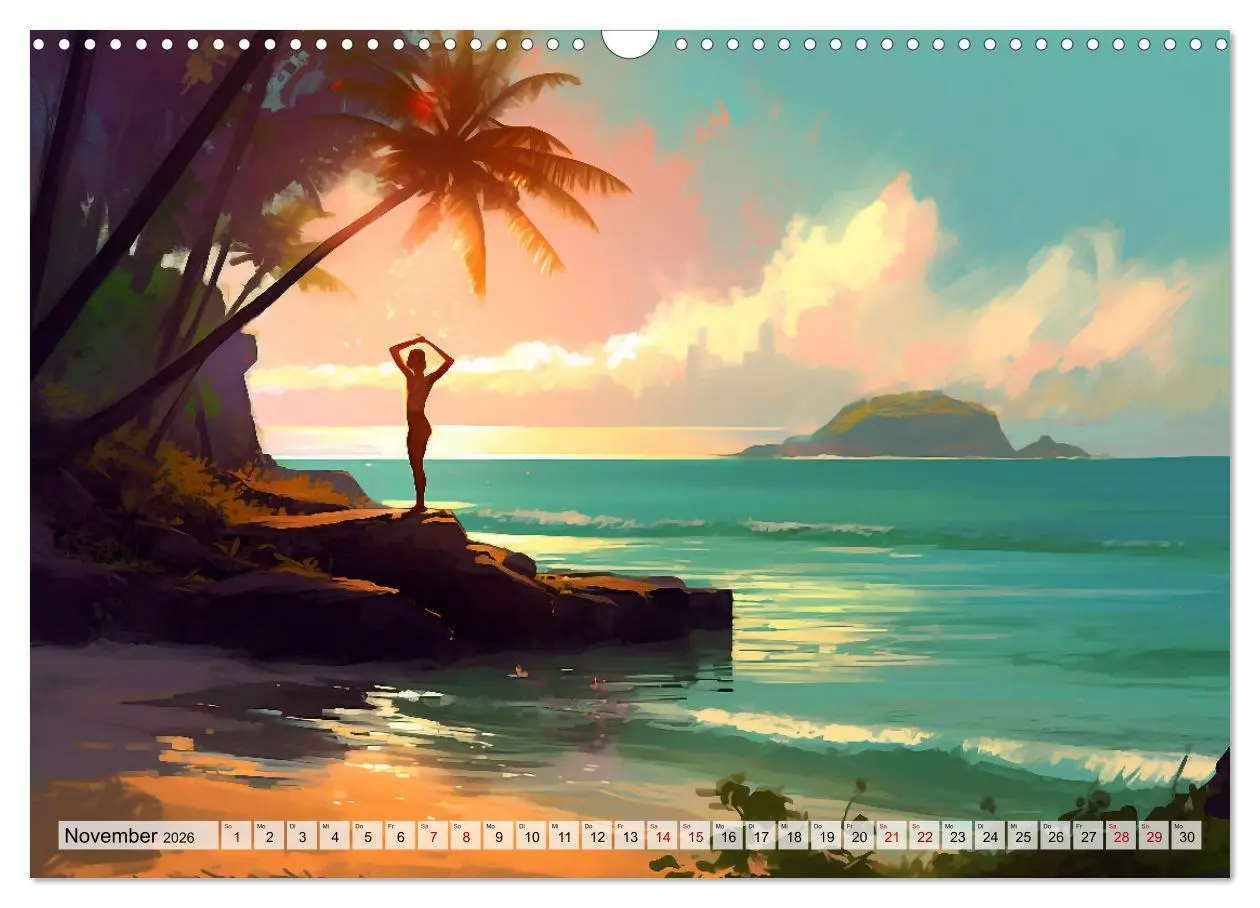 Bild: 9783457527528 | Yoga, die innere Balance (Wandkalender 2026 DIN A3 quer), CALVENDO...