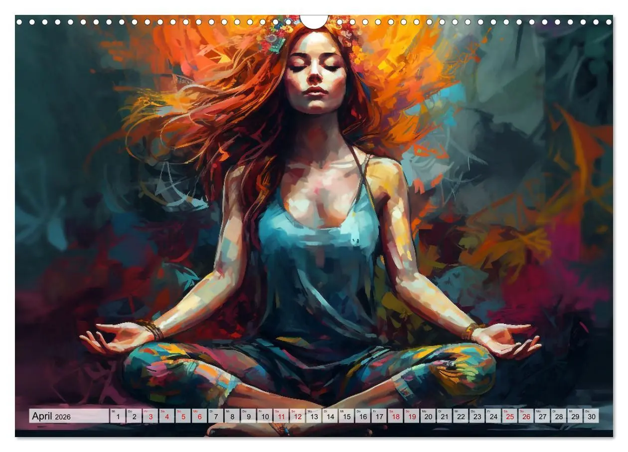 Bild: 9783457527528 | Yoga, die innere Balance (Wandkalender 2026 DIN A3 quer), CALVENDO...