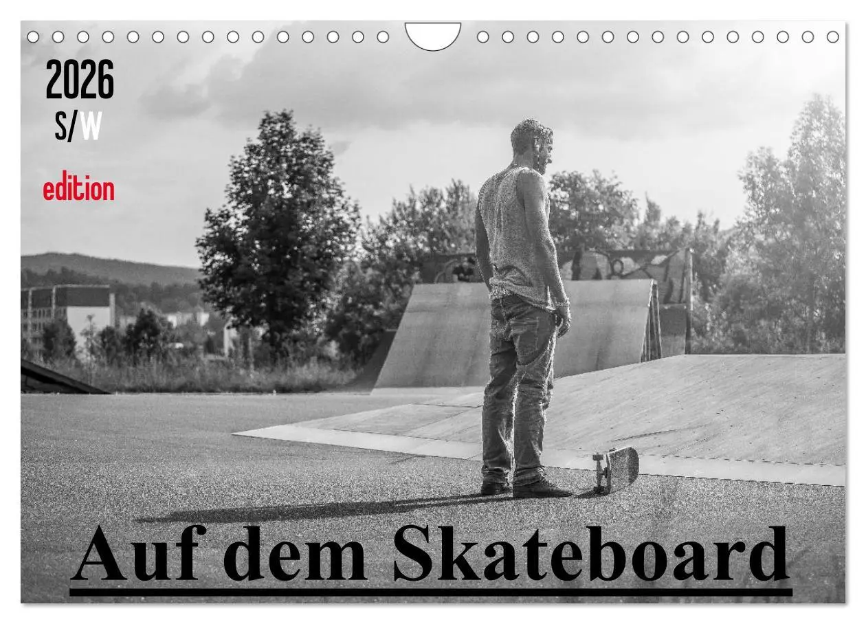 Cover: 9783516097528 | Auf dem Skateboard (Wandkalender 2026 DIN A4 quer), CALVENDO...