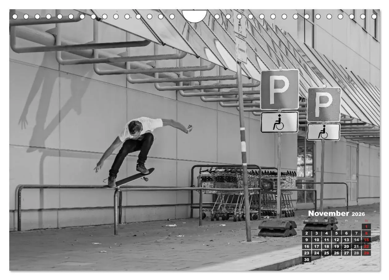 Bild: 9783516097528 | Auf dem Skateboard (Wandkalender 2026 DIN A4 quer), CALVENDO...