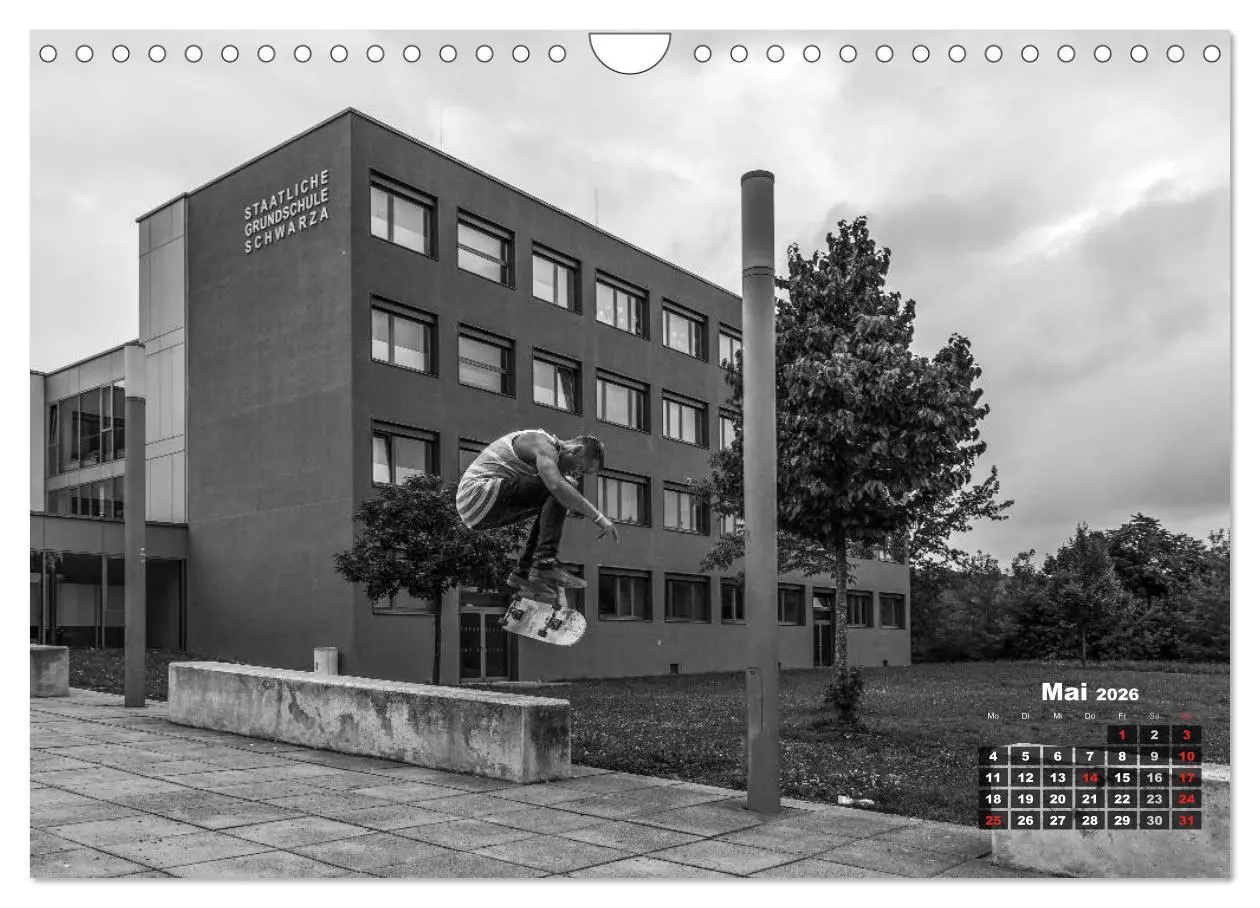 Bild: 9783516097528 | Auf dem Skateboard (Wandkalender 2026 DIN A4 quer), CALVENDO...
