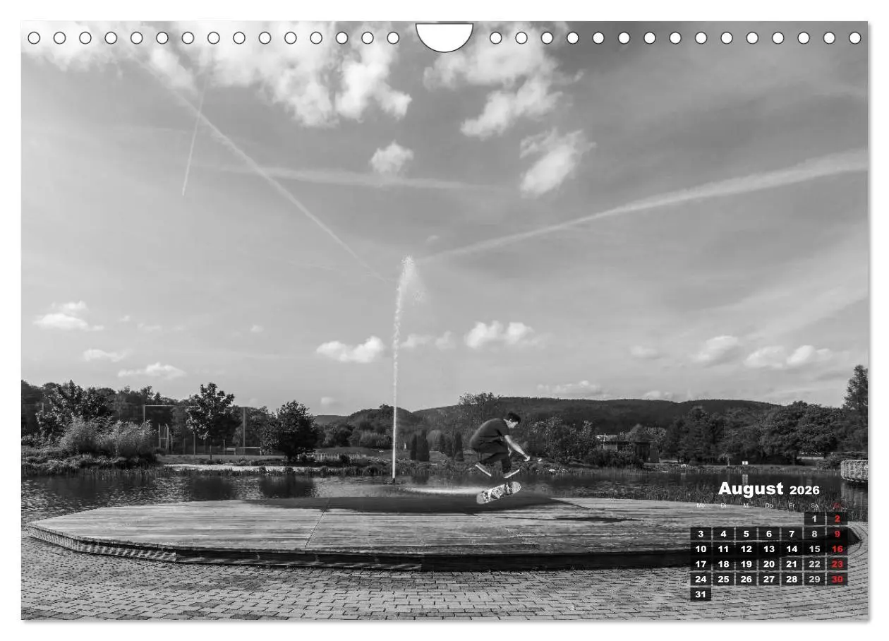 Bild: 9783516097528 | Auf dem Skateboard (Wandkalender 2026 DIN A4 quer), CALVENDO...