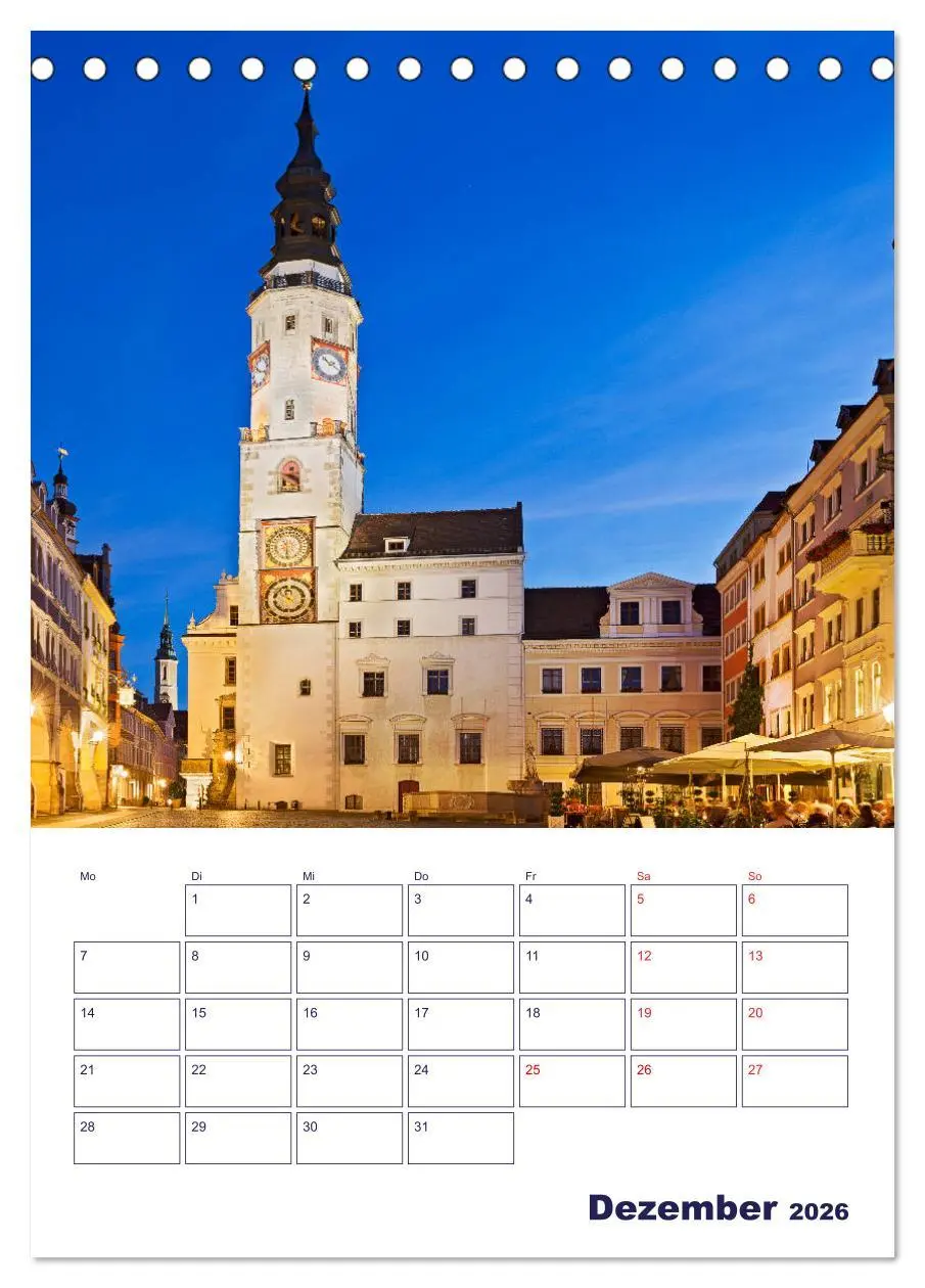 Bild: 9783516307528 | GÖRLITZ - Kleinod in der Lausitz (Tischkalender 2026 DIN A5 hoch),...