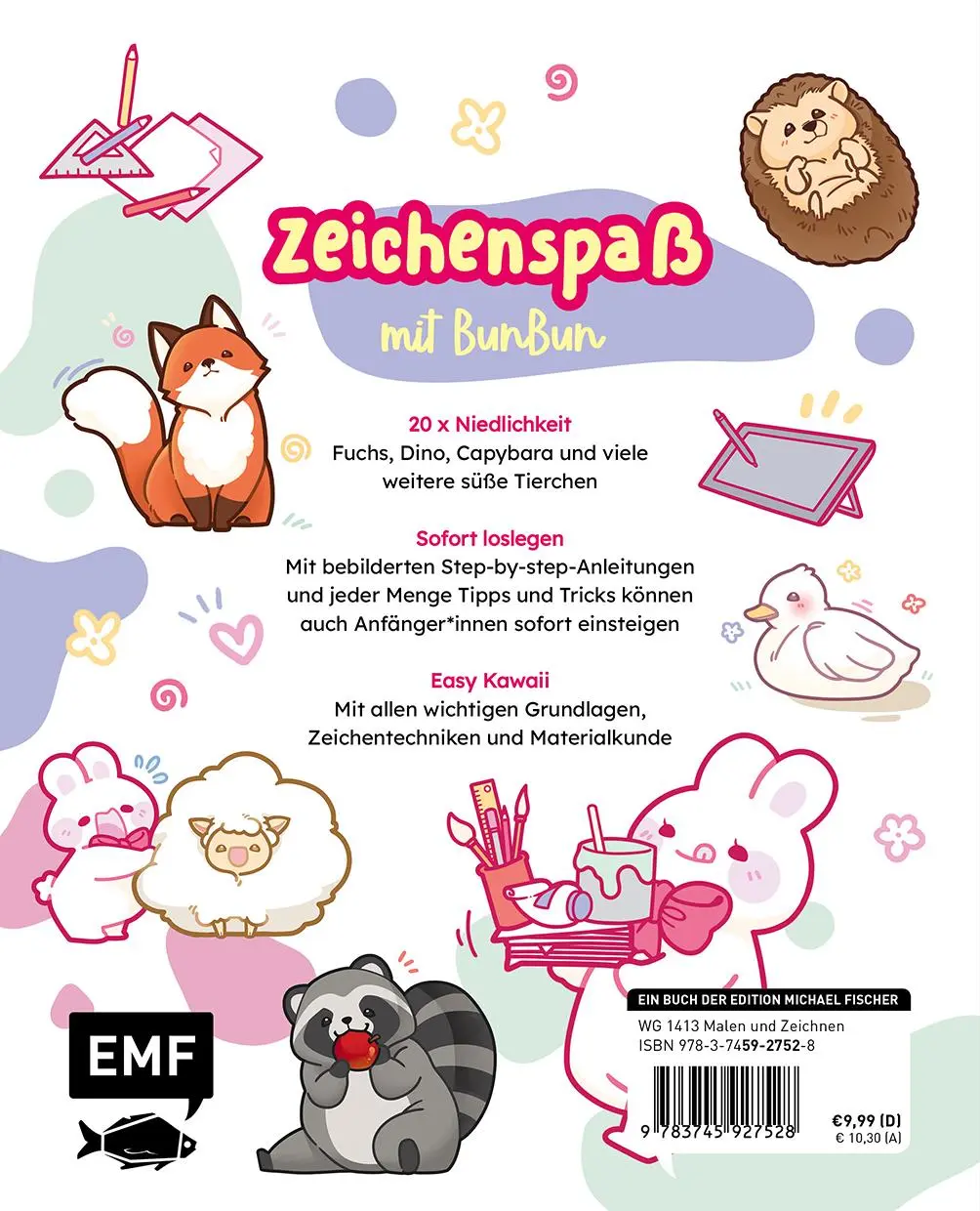 Rückseite: 9783745927528 | BunBun - Kawaii zeichnen | Lina Vork | Taschenbuch | 64 S. | Deutsch