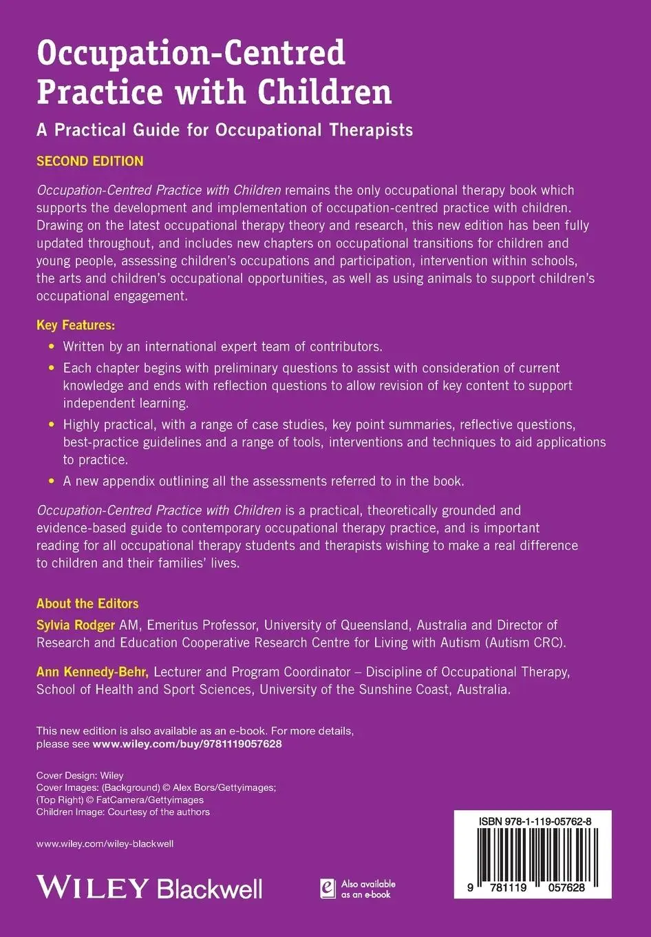 Rückseite: 9781119057628 | Occupation-Centred Practice with Children | Ann Kennedy-Behr (u. a.)
