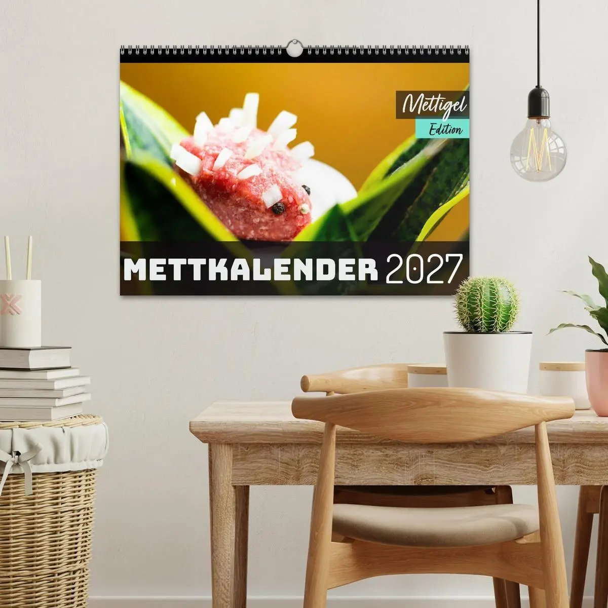 Bild: 9783569487628 | Mettkalender - Mettigel Edition (Wandkalender 2027 DIN A3 quer),...