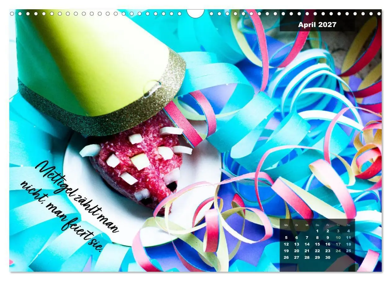 Bild: 9783569487628 | Mettkalender - Mettigel Edition (Wandkalender 2027 DIN A3 quer),...