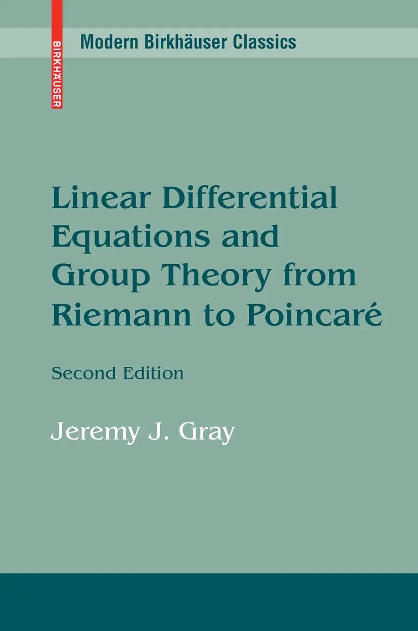 Cover: 9780817647728 | Linear Differential Equations and Group Theory from Riemann to...