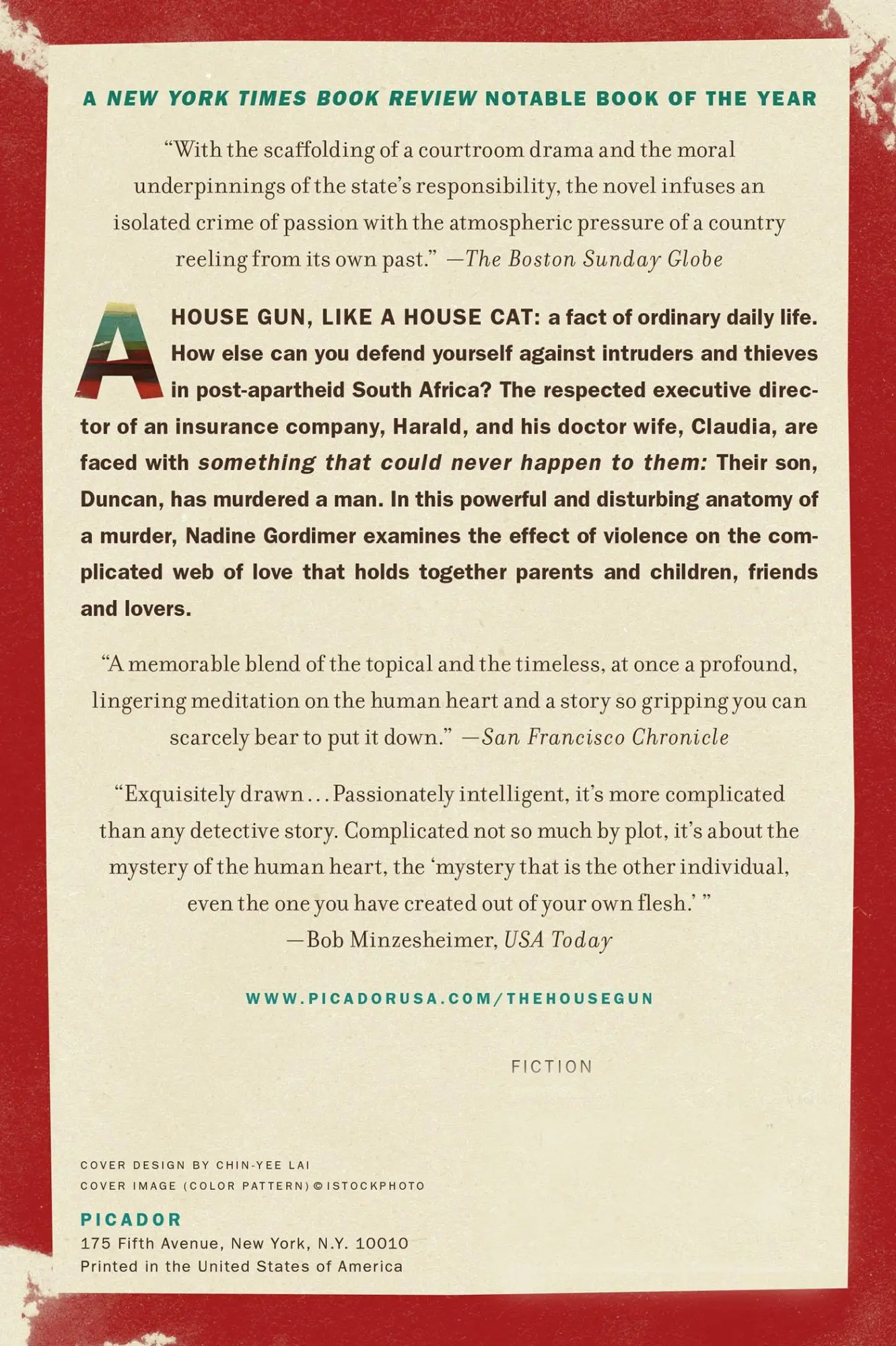 Rückseite: 9781250007728 | HOUSE GUN | Nadine Gordimer | Taschenbuch | Kartoniert / Broschiert