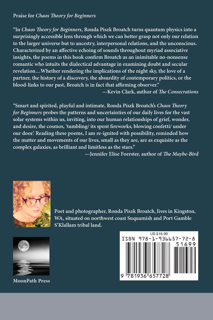 Rückseite: 9781936657728 | Chaos Theory for Beginners | Ronda Piszk Broatch | Taschenbuch | 2023