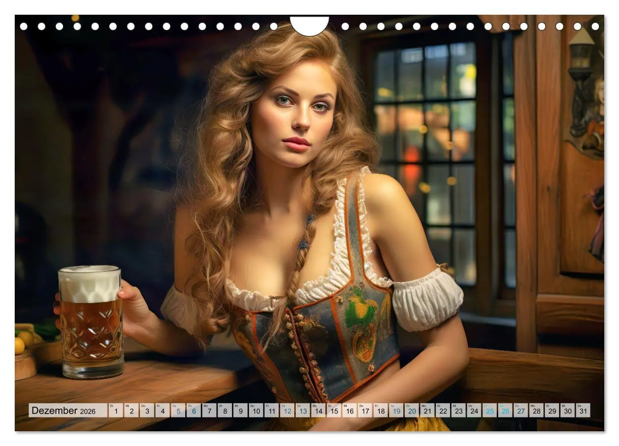 Bild: 9783457367728 | Bierzeltköniginnen - Biergenuss im Dirndl (Wandkalender 2026 DIN A4...