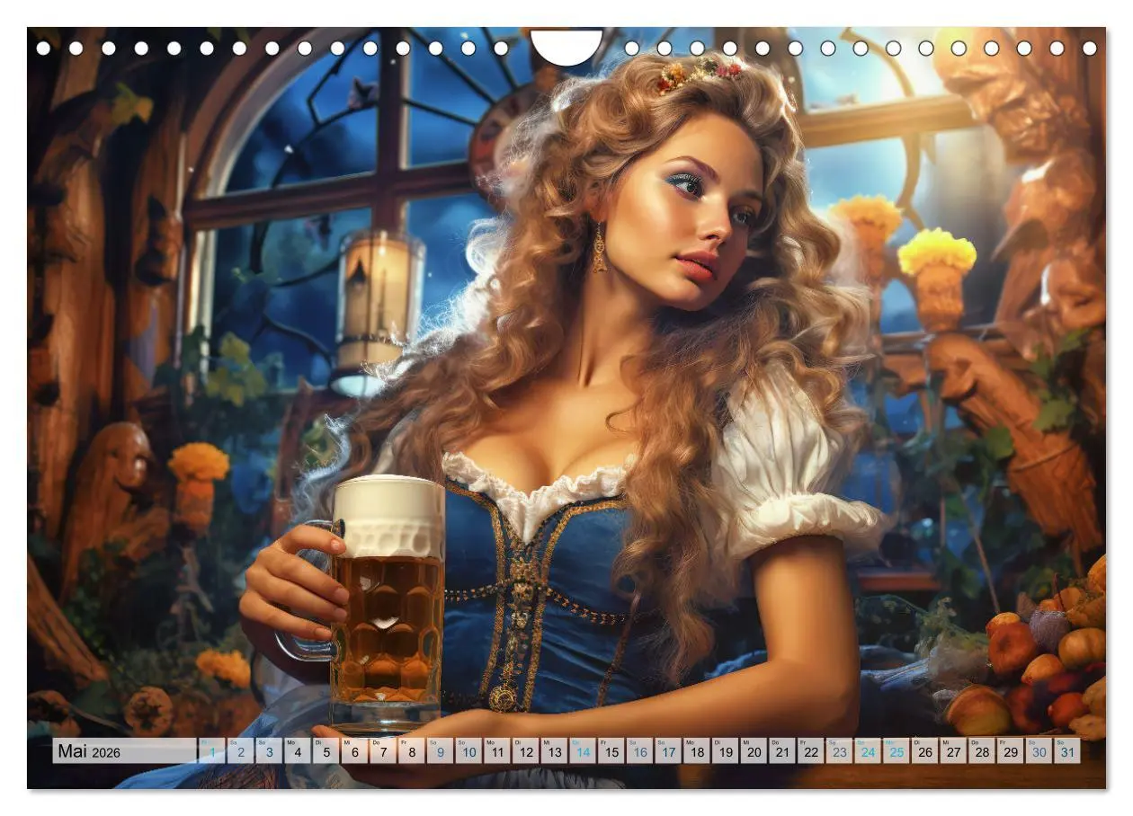 Bild: 9783457367728 | Bierzeltköniginnen - Biergenuss im Dirndl (Wandkalender 2026 DIN A4...