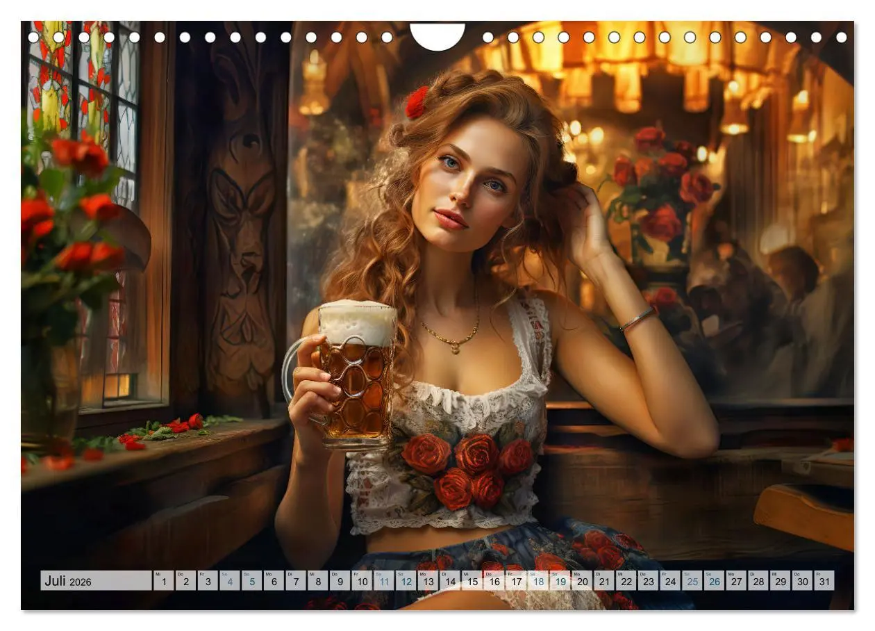 Bild: 9783457367728 | Bierzeltköniginnen - Biergenuss im Dirndl (Wandkalender 2026 DIN A4...
