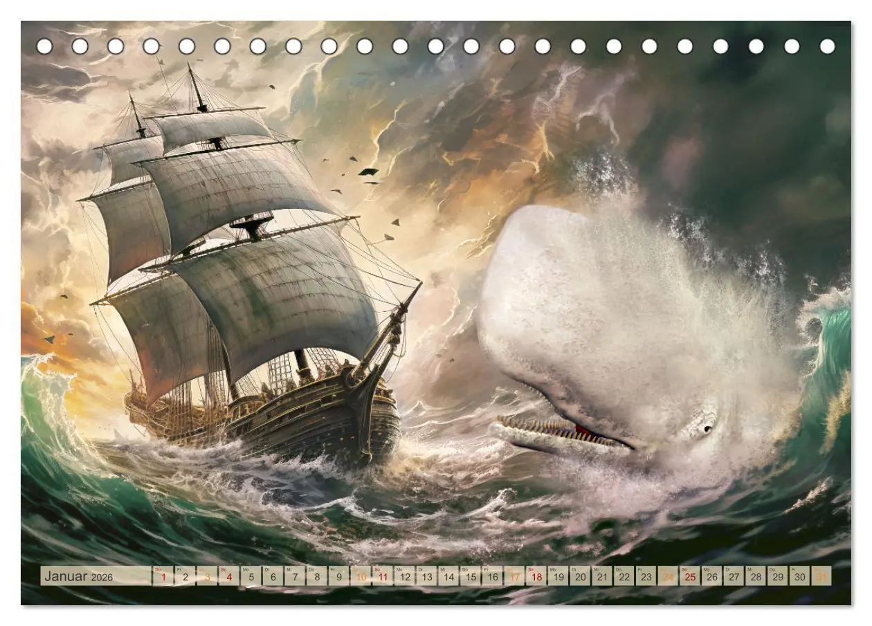 Bild: 9783457507728 | Literarische Meisterwerke (Tischkalender 2026 DIN A5 quer),...