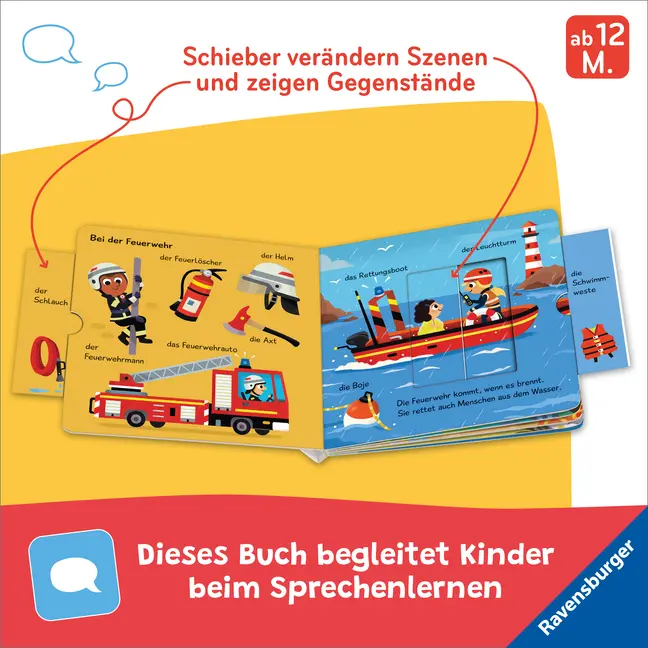Bild: 9783473417728 | Meine ersten Wörter - Fahrzeuge im Einsatz | Mila Rulff | Buch | 12 S.