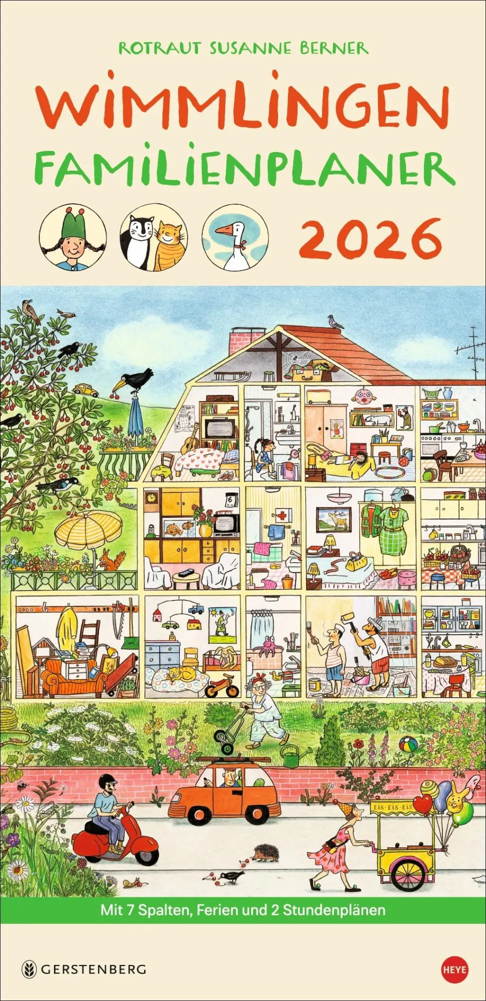 Cover: 9783756417728 | R.S. Berner Wimmlingen Mega-Familienplaner 2026 | Berner | Kalender