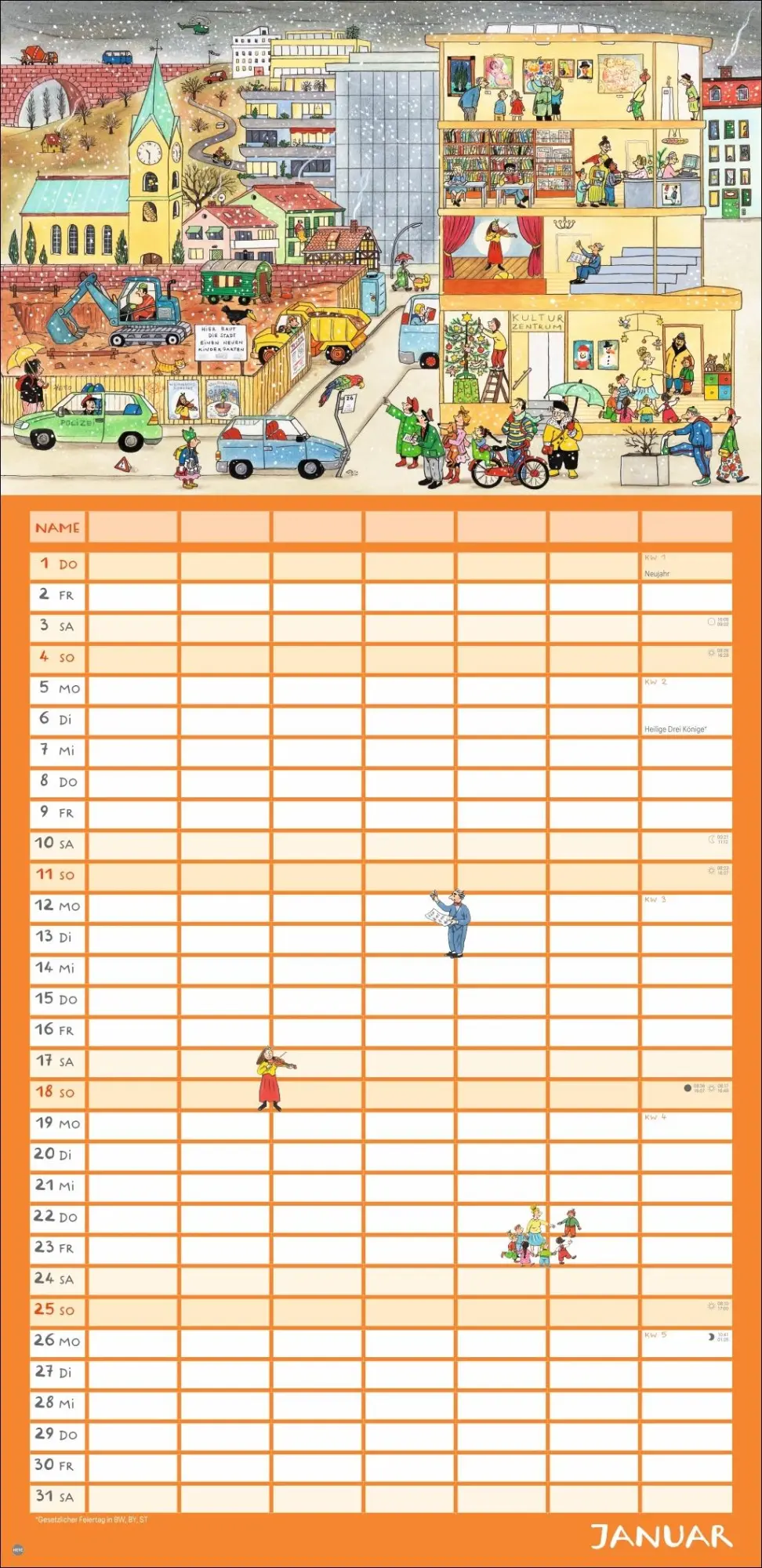 Bild: 9783756417728 | R.S. Berner Wimmlingen Mega-Familienplaner 2026 | Berner | Kalender