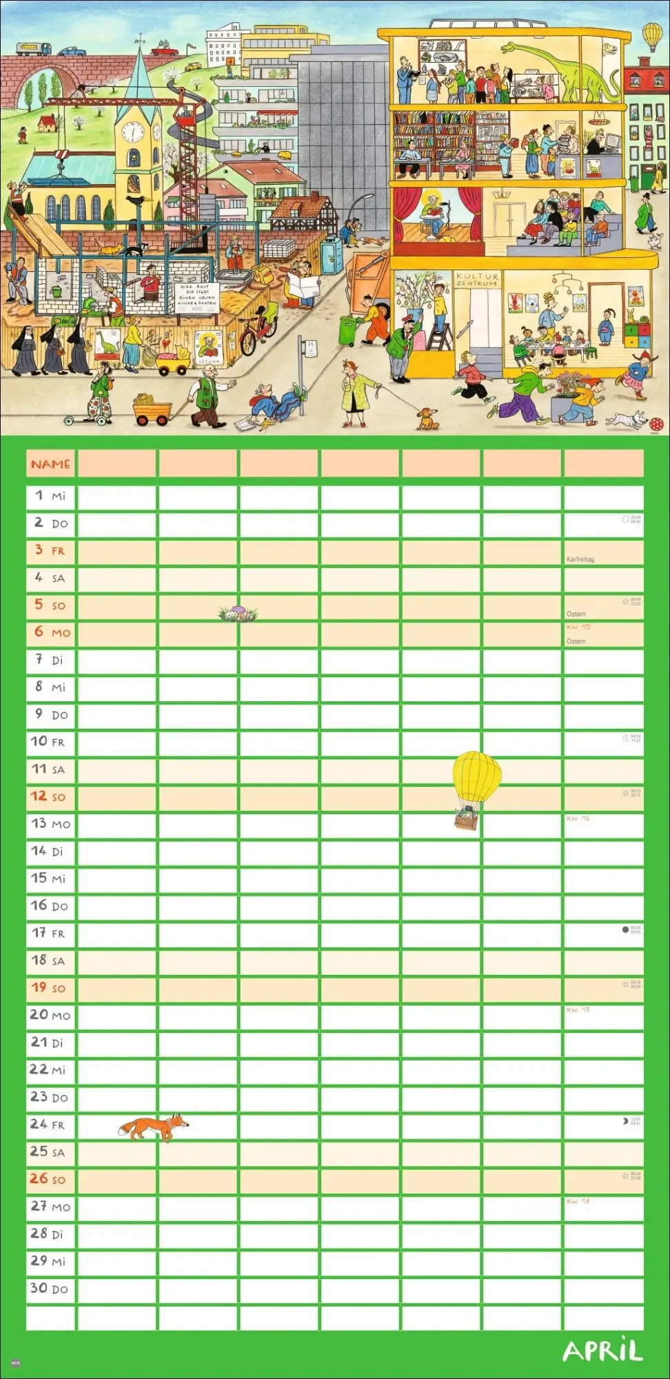 Bild: 9783756417728 | R.S. Berner Wimmlingen Mega-Familienplaner 2026 | Berner | Kalender