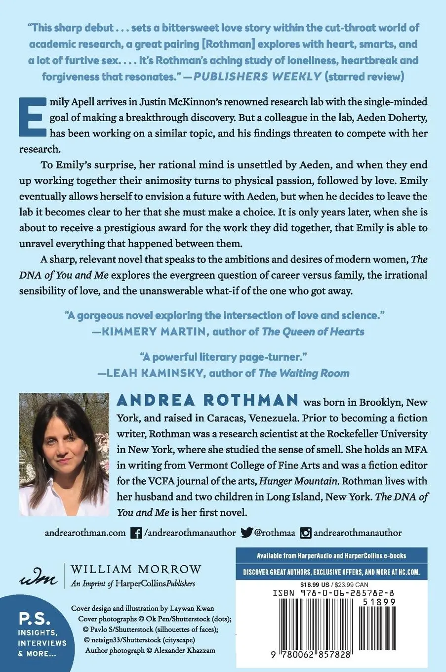 Rückseite: 9780062857828 | The DNA of You and Me | Andrea Rothman | Taschenbuch | Englisch | 2020
