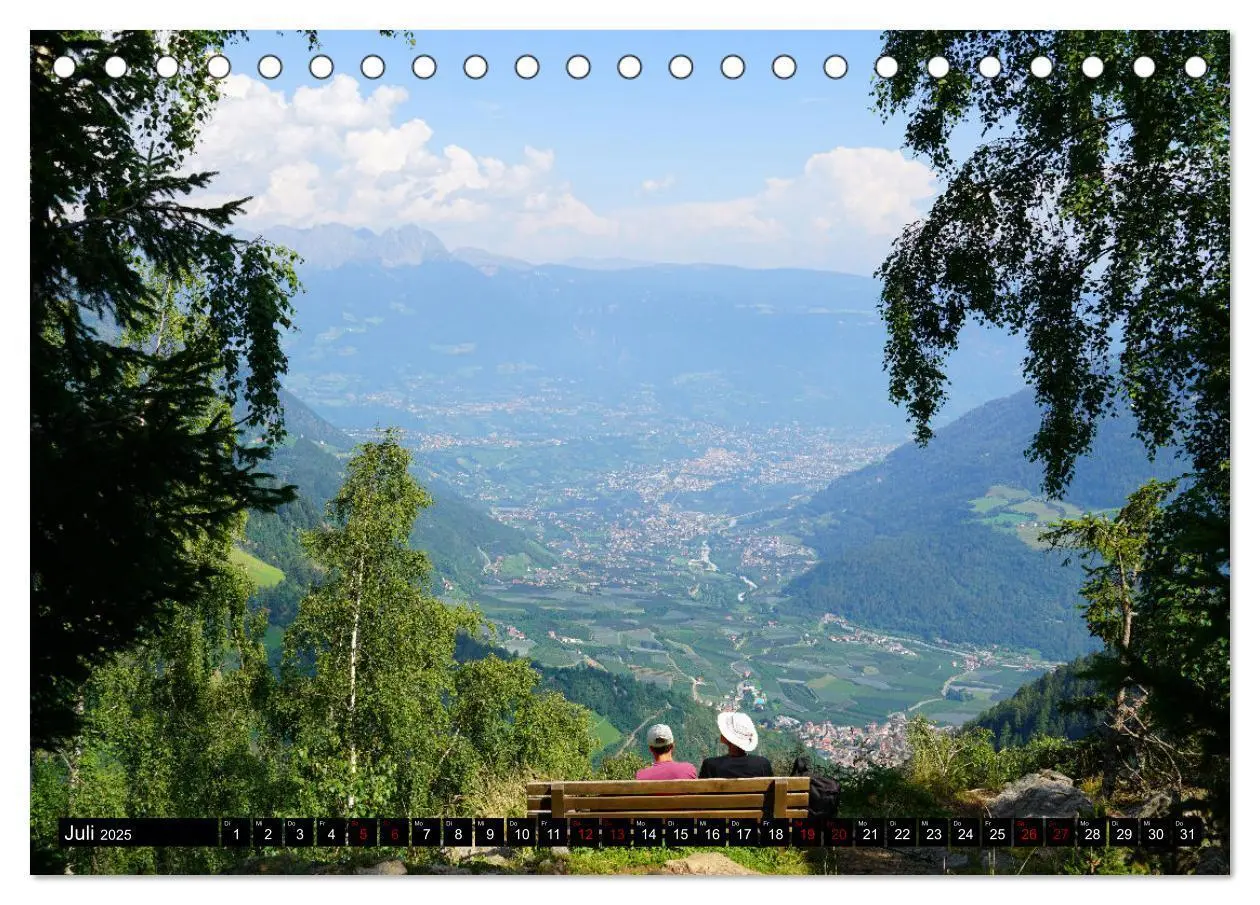 Bild: 9783435027828 | Meraner Höhenweg von Meran bis Katharinaberg (Tischkalender 2025...