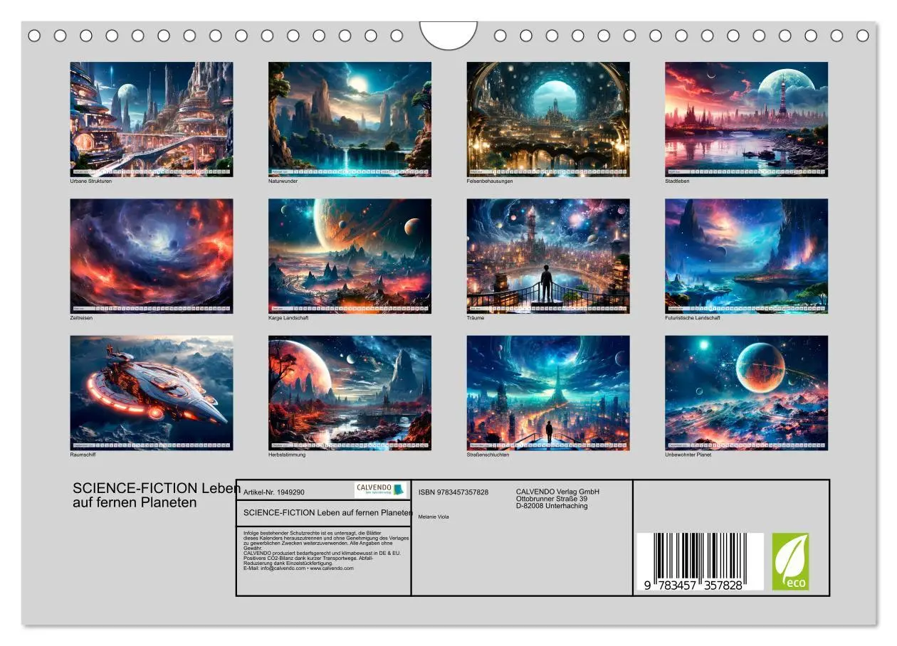 Bild: 9783457357828 | SCIENCE-FICTION Leben auf fernen Planeten (Wandkalender 2026 DIN A4...