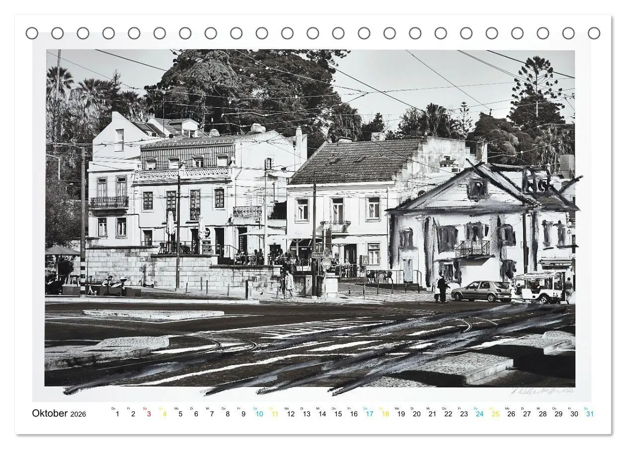 Bild: 9783457427828 | Lissabon One Day (Tischkalender 2026 DIN A5 quer), CALVENDO...