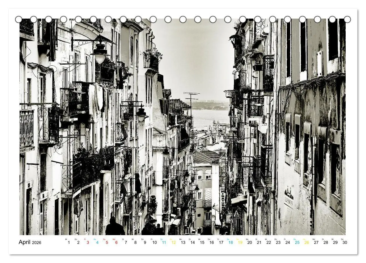 Bild: 9783457427828 | Lissabon One Day (Tischkalender 2026 DIN A5 quer), CALVENDO...