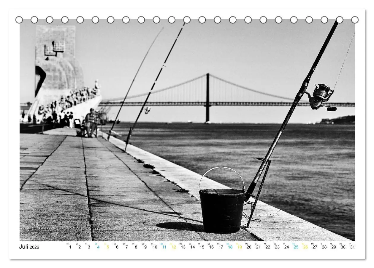 Bild: 9783457427828 | Lissabon One Day (Tischkalender 2026 DIN A5 quer), CALVENDO...