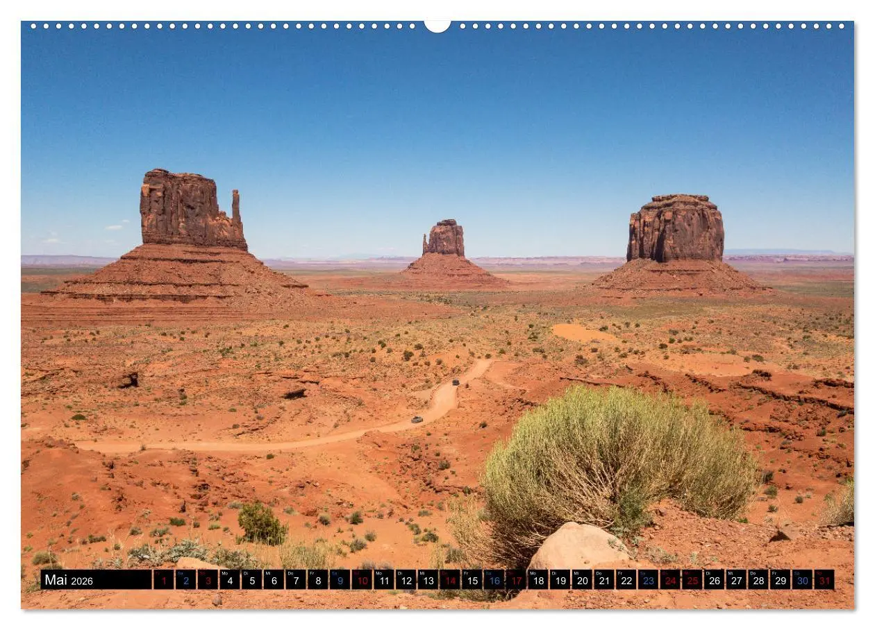 Bild: 9783457667828 | USA - Der Südwesten (Wandkalender 2026 DIN A2 quer), CALVENDO...